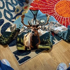 Kids Fleece Jacket with Elk Design